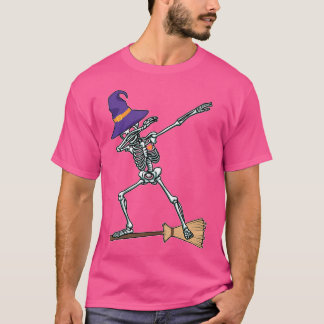 T-shirt Dabbing Skeleton Witch Daby Hip hop Skull G