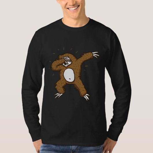 T-shirt Dabbing Sloth 105 (Devant)