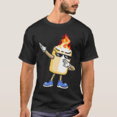 T-shirt Dabbing Smores Marshmallow Dab Dance Camping (Devant)