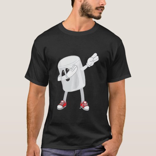 T-shirt Dabbing S'mores Marshmallow Sweet Traitements (Devant)