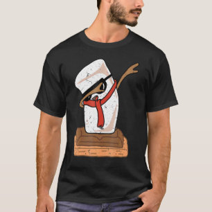 T-shirt Dabbing S'mores Smores Marshmallow Camping Aliment