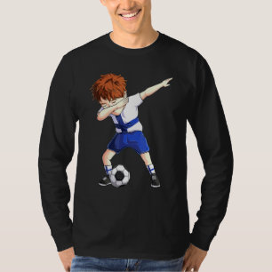 T-shirt Dabbing Soccer Boy Finlande Jersey Football finlan