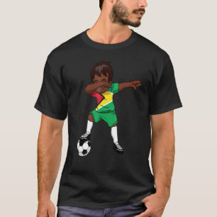 T-shirt Dabbing Soccer Boy Guyana Guyane Guyanais Georgeto