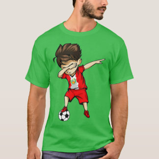 T-shirt Dabbing Soccer Boy Pérou Jersey - Football péruvie