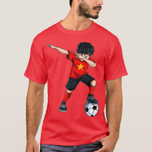 T-shirt Dabbing Soccer Boy Vietnam Football Vietnamien Gif