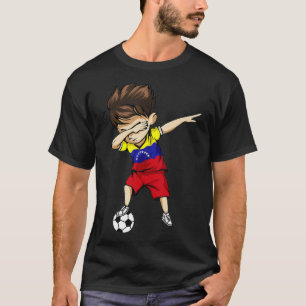 T-shirt Dabbing Soccer Venezuela Jersey Footb vénézuélien