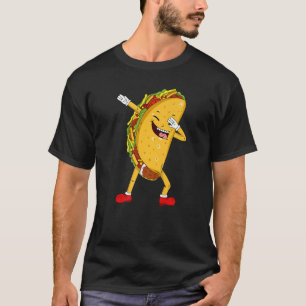 T-shirt Dabbing Taco Kids Boy Cinco De Mayo Nourriture mex