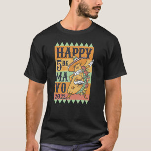 T-shirt Dabbing Taco Mexicain  5th De Mayo Nourriture Végé