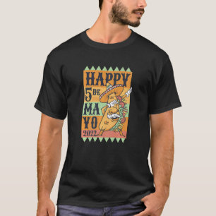 T-shirt Dabbing Taco Mexicaine 5th De Mayo Vegan Food Men 