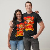 T-shirt Dabbing Tiger Vietnamese Tet 2022 Chuc Mung Nam Mo (Unisexe)
