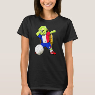 T-shirt Dabbing Turtle France Volleyball Fans Jersey Franc