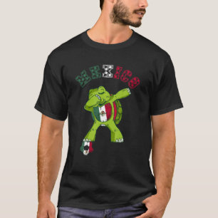 T-shirt Dabbing Turtle Mexique Mexicaine Soccer Team Mexic