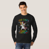 T-shirt Dabbing Unicorn 100 Days Of Magical Learning 100th (Devant entier)