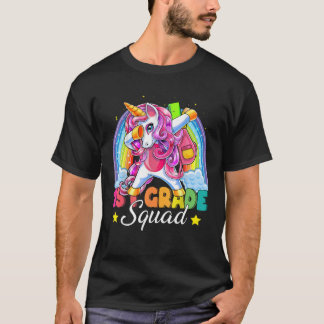 T-shirt Dabbing Unicorn 1E Classe Squad Retour À L'École F