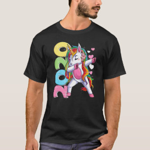T-shirt Dabbing Unicorn 2e anniversaire fille 2 ans 2020