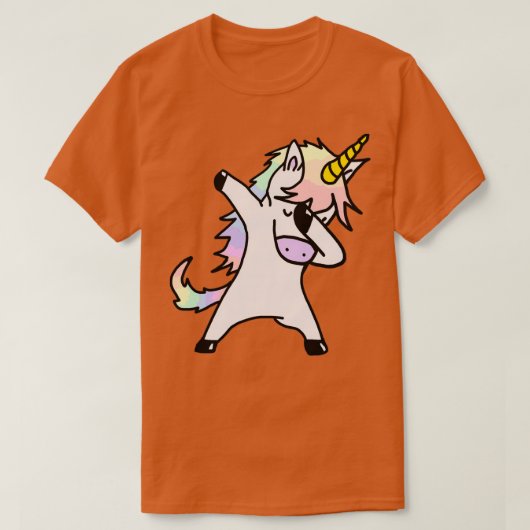 T-shirt Dabbing Unicorn 3 (Design devant)