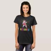 T-shirt Dabbing Unicorn Alexander (Devant entier)