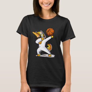 T-shirt Dabbing Unicorn Basketball College March Brackets