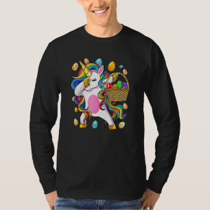 T-shirt Dabbing Unicorn Dab Egg Hunt Unicorn Easter Day Gi