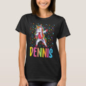 T-shirt Dabbing Unicorn Dennis (Devant)