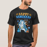 T-shirt Dabbing Unicorn Hanoukka Jewnicorn Chanukah Juif<br><div class="desc">Dabbing Unicorn Hanoukka Jewnicorn Chanukah Jewish Boy Girls</div>