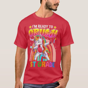 T-shirt Dabbing Unicorn Je suis prêt à écraser la 1ère ann