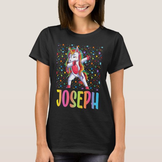 T-shirt Dabbing Unicorn Joseph (Devant)