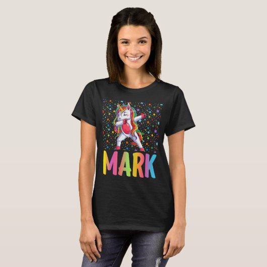 T-shirt Dabbing Unicorn Mark (Devant entier)