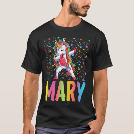 T-shirt Dabbing Unicorn Mary (Devant)