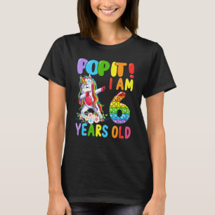 T-shirt Dabbing Unicorn Pop It I Am 2 Years Old Fidget 2èm