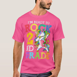 T-shirt Dabbing Unicorn Prêt À Rock 1ère Classe Amusement