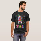 T-shirt Dabbing Unicorn Richard (Devant entier)