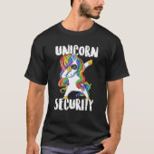 T-shirt Dabbing Unicorn Security Squad Unicorn Security (Devant)