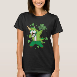 T-shirt Dabbing Unicorn St Patrick s Day Irish For Boys G