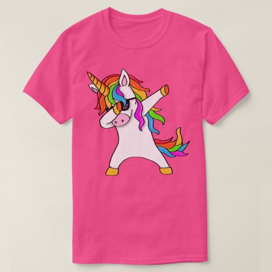 T-shirt Dabbing Unicorn Unicorn Dab Unicorn Don (Design devant)