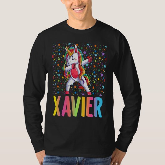 T-shirt Dabbing Unicorn Xavier (Devant)