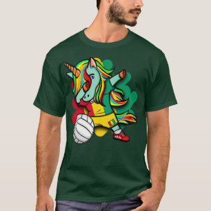 T-shirt Dabbing Unicorne Guinée volleyball fans Jersey Gui