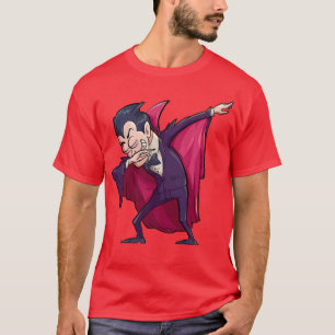 T-shirt Dabbing Vampire Halloween Fête Costume Garçons Fil