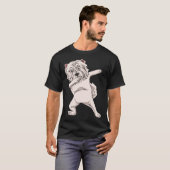 T-shirt Dabbing West Highland White Terrier (Devant entier)