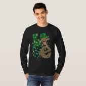 T-shirt Dabbing Yorkie Dog LOVE Shamrock St Patrick s Day (Devant entier)