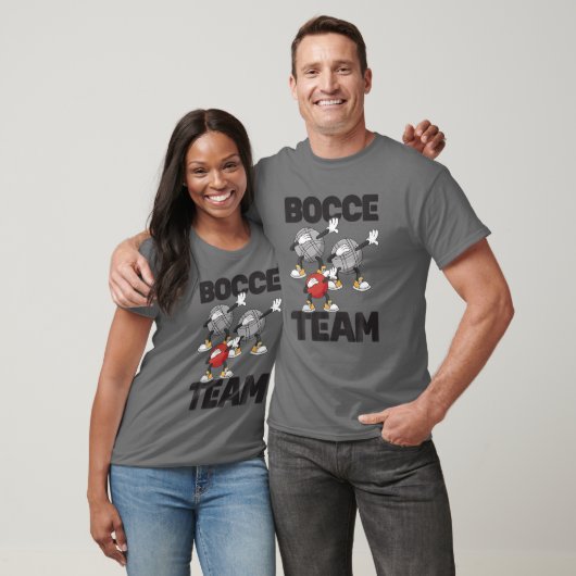 T-shirt Dabce Bocce Team Avec Jack Bocci Dab Jeu B (Unisexe)