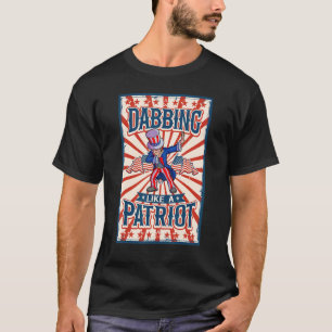T-shirt Dabcle Oncle Sam 4 juillet Femmes Hommes American