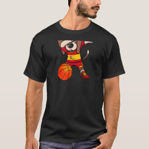 T-shirt Dabing Beagle Chien Espagne Jersey espagnol Basket