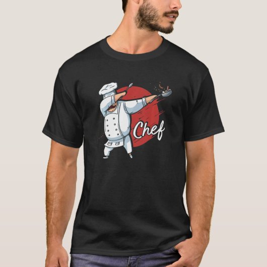 T-shirt Dabing Chef Japon Drapeau Chef Cook (Devant)