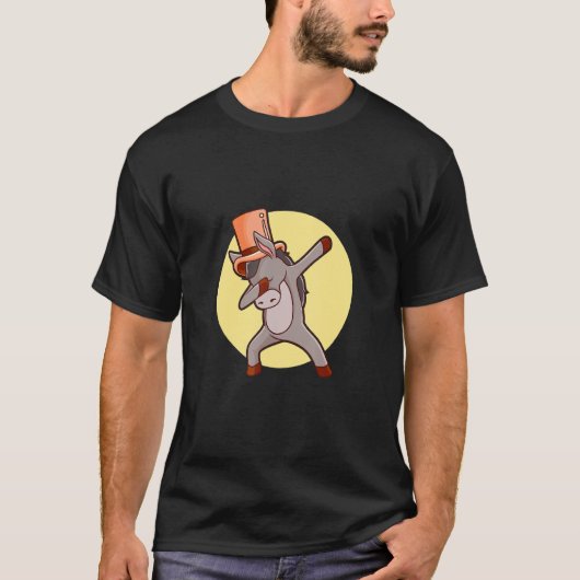 T-shirt Dabing Dab Donkey Mule (Devant)