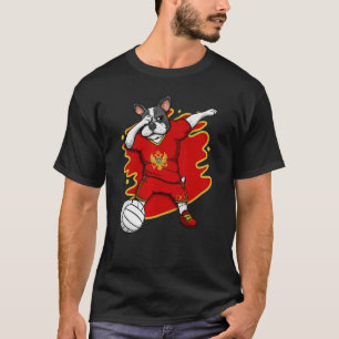 T-shirt Dabing French Bulldog Montenegro Volleyball Fan J