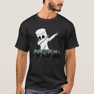T-shirt Dabing Marshmallow Dancing DJ Vaporwave Disco Mus