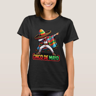 T-shirt Dabing mexicain Poncho Cinco De Mayo Fiesta 1