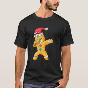 T-shirt Dabing pain d'épices homme Dab Noël biscuit Gin