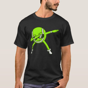 T-shirt Dabing Tennis Ball Sports Lover Lecteur Entraîneur